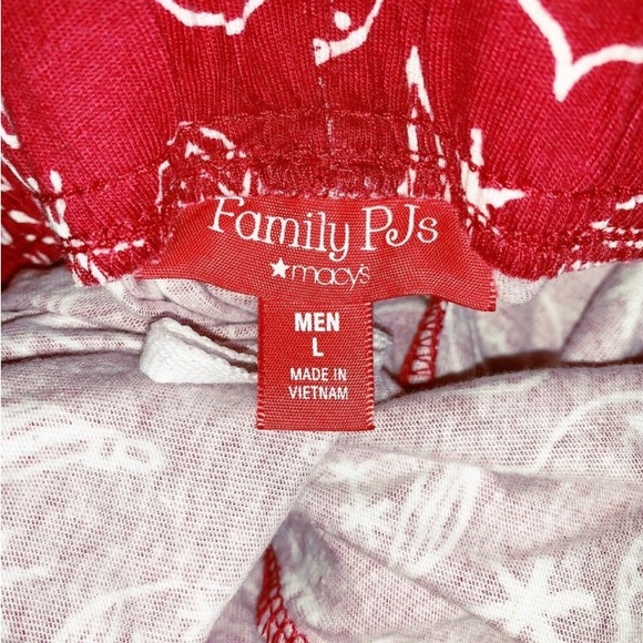 Macy's “Family PJ’s” - Ho Ho Ho & Christmas Ornaments Pajamas Set - Picture 4 of 6